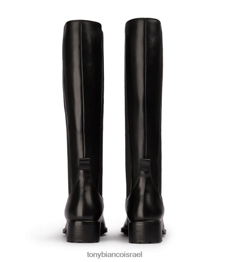 מגפיים בגובה הברך | נשים קומו שחור Tony Bianco מגפי עגל של emrata 8BNR8T430